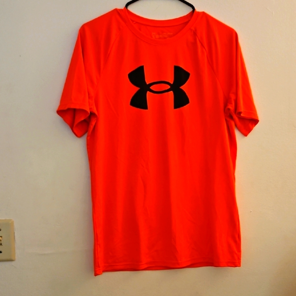 YXL Under‎ Armour Boys Bright Orange T-Shirt